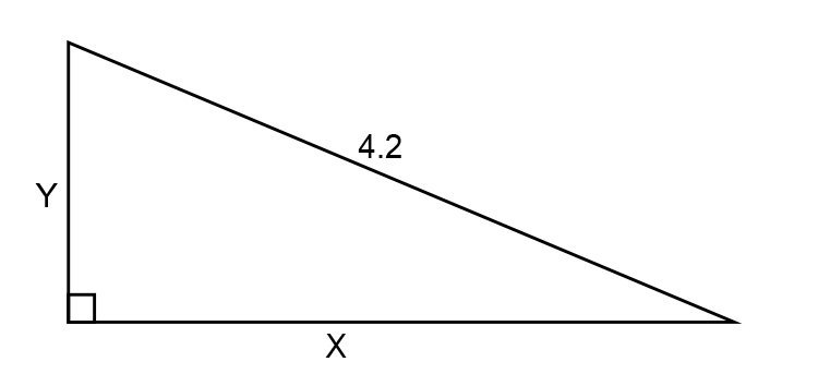 Find y of the second triangle